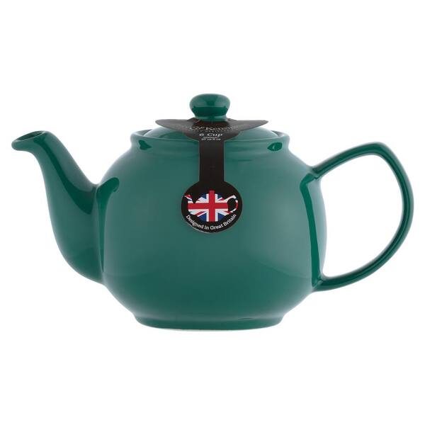 PRICE & KENSINGTON 6-cup Emerald Stoneware Teapot