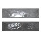 Lakeview Storm Bullnose 3 in. x 12 in. Glossy Ceramic Wall Tile (10 lin. ft./Case)
