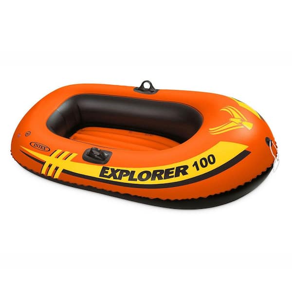 Intex Mariner 3-Person Inflatable River/Lake Dinghy Boat and Oars Set  68373EP - The Home Depot