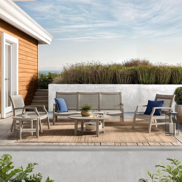 Cambridge Casual Cambridge Casual Zuma 5-Piece Teak Wood Patio Conversation Set