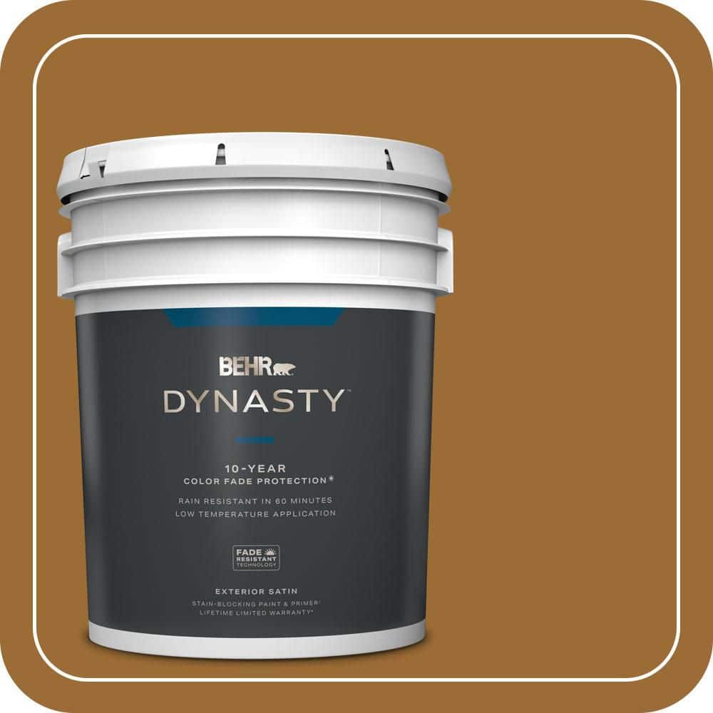 5 gal. #PPU6-01 Curry Powder Satin Enamel Exterior Stain-Blocking Paint & Primer price history on PriceWatchPro