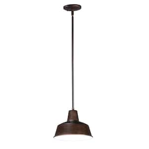 Pier M 8.25 in. Wide Empire Bronze 1-Light Outdoor Hanging Lantern