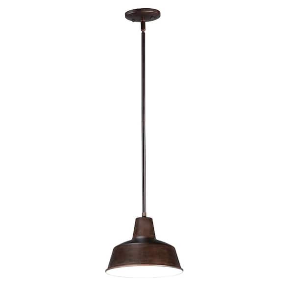 Maxim Lighting Pier M 8.25 in. Wide Empire Bronze 1-Light Outdoor Hanging Lantern