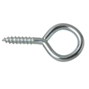 1/4 in. x 3-3/4 in. Stainless Steel Screw Eye (2-Pack)