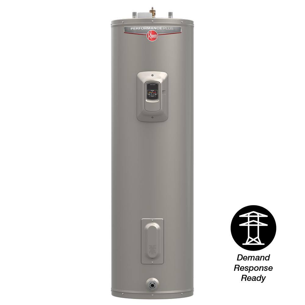 Rheem Performance Plus 40 gal. Tall 9-Year 5500W Electric Water Heater -  WA, OR Version XE40T09CG55U0 - The Home Depot