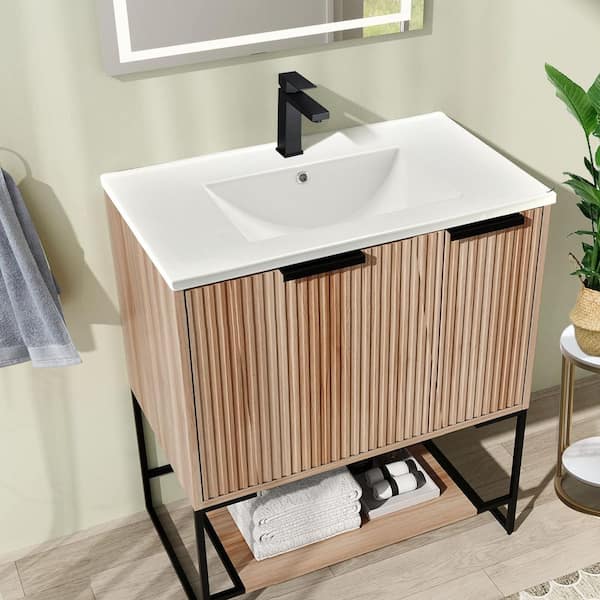 LANDOLT 32 in. W x 18 in. D Bathroom Vanity with Ceramic Vanity
