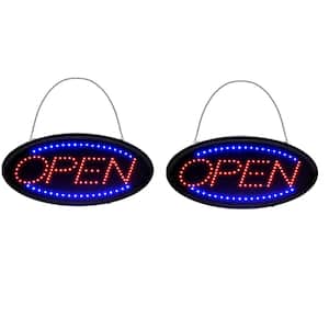 Pack of 3 Open Sign with Closed Sign on Back 9 Inch X 12 Inch
