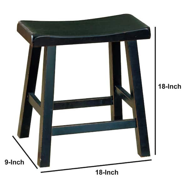 18 inch padded saddle stool