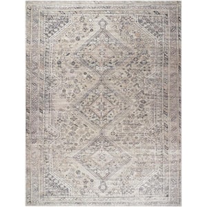 Eleni Gray Traditional 8 ft. x 10 ft. Indoor Area Rug