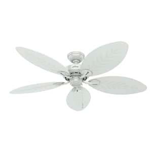 Bayview 54 in. Indoor/Outdoor White Ceiling Fan For Patios or Bedrooms