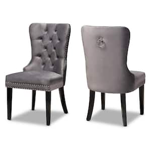 Remy Grey Wood Dining Chairs (Set of 2)