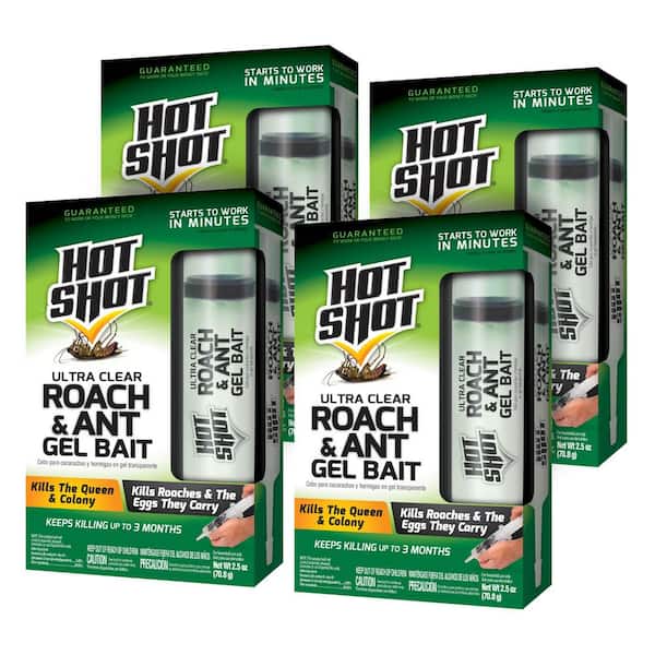 2.5 oz. Ultra Clear Roach and Ant Gel Bait (4-Pack)