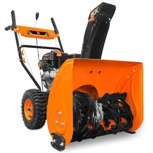 24 in. 212 cc Two-Stage Self-Propelled Gas-Powered Snow Blower with Electric Start