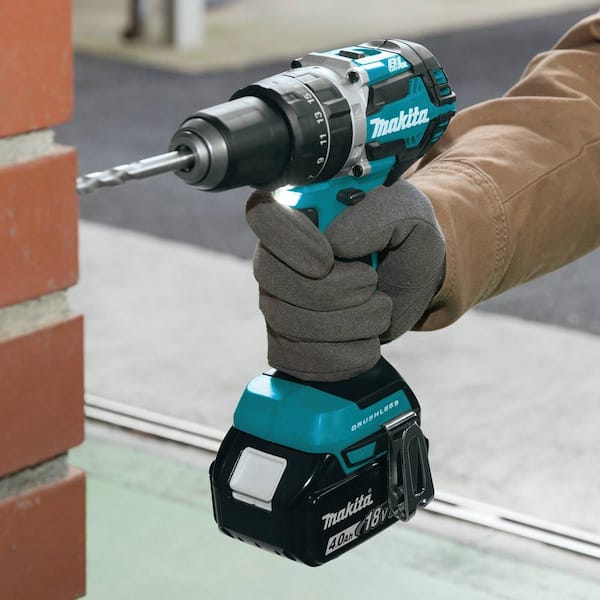 Makita 18V LXT Lithium-Ion Brushless Cordless Hammer and Impact Driver Combo Kit (2-Tool) w/ (2) 4Ah Batteries, Bag XT269M - The Home Depot