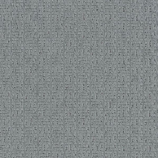 8 in. x 8 in. Loop Carpet Sample - Earthy Editions - Color Cloud