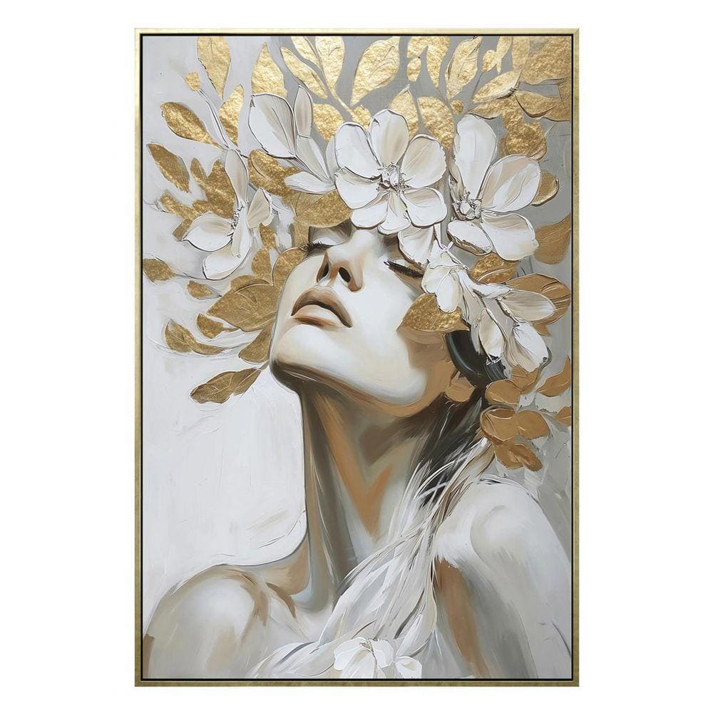 Classy Art 1-Piece Unframed Mixed Media People Wall Art 36 in. x