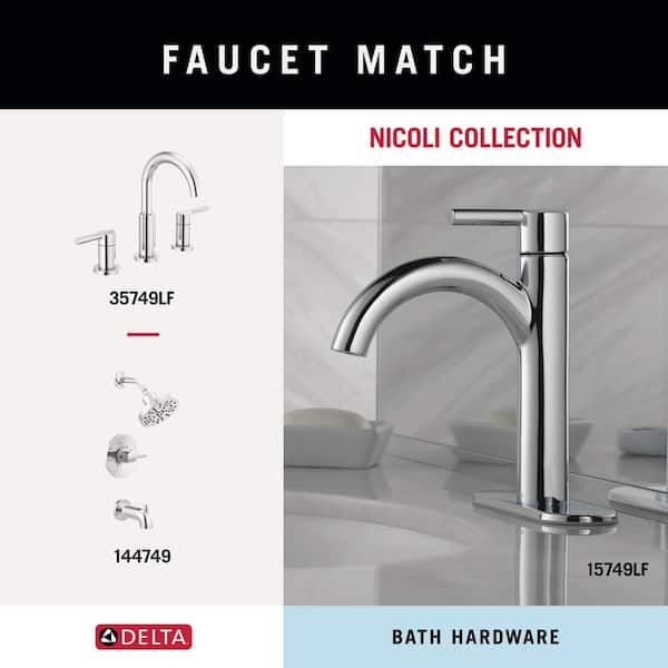 Delta Nicoli 18 in. Wall Mount Towel Bar with 6 in. Extender Bath