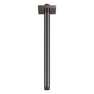Rainshower 12 in. Ceiling Shower Arm with Square Flange in Hard Graphite