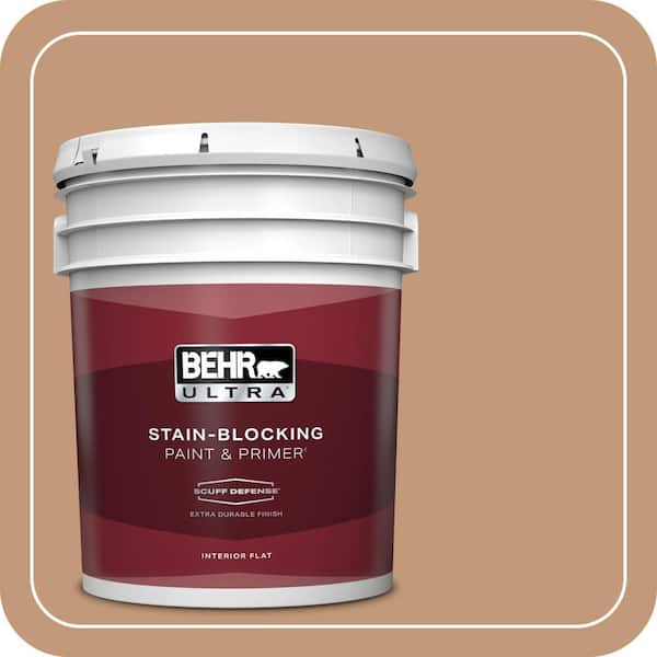 BEHR ULTRA 5 gal. Home Decorators Collection #HDC-AC-02 Copper Moon Extra Durable Flat Interior Paint & Primer
