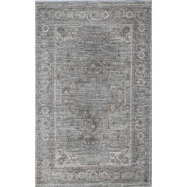 BASHIAN Legacy Sage 9 ft. x 12 ft. Geometric Transitional Area Rug