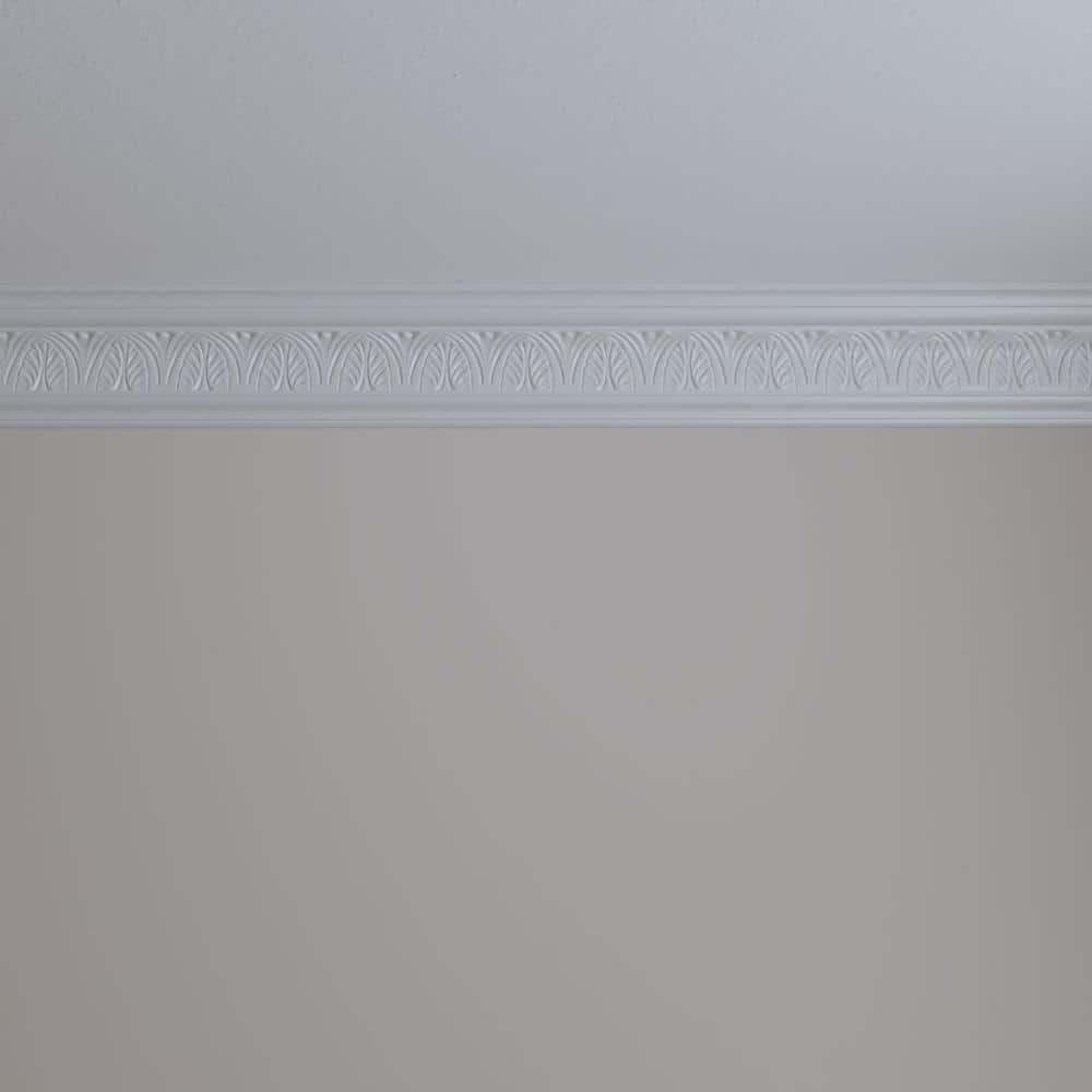 Asa Acanthus Leaf Polyurethane Crown Moulding, 94.5" Length
