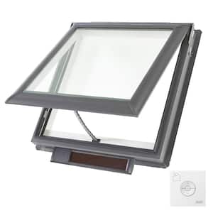 21 x 26-7/8 in. Solar Powered Fresh Air Venting Deck-Mount Skylight with Laminated Low-E3 Glass
