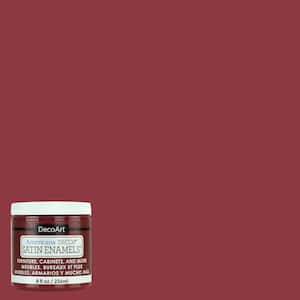 8 oz. Deep Ruby Satin Enamel Paint