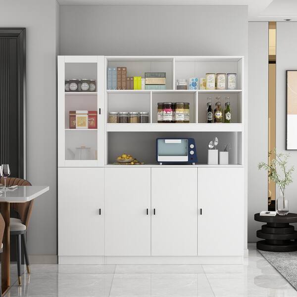 102-8/不二見焼/向付9客 FUFU&GAGA White Modern Makeup Vanity Desk 9 Drawers Wood