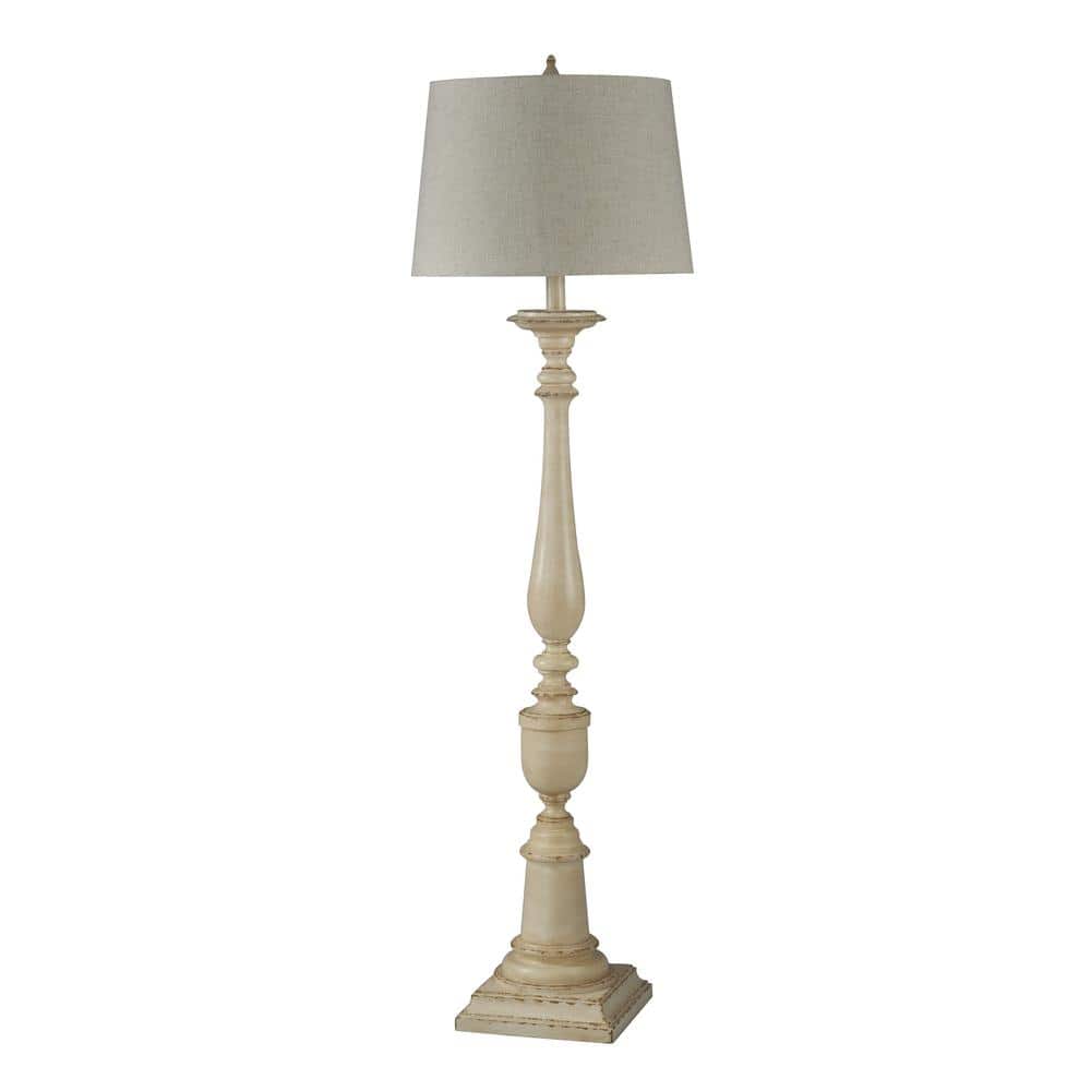 Avignon Beige 64" Traditional Floor Lamp with Empire Shade