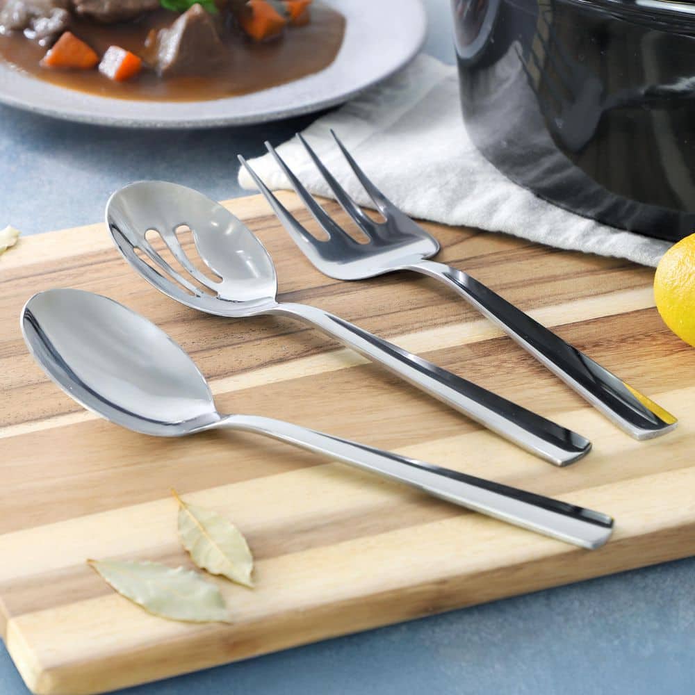 Oster Oster Eastleigh 6 Piece Stainless Steel Hostess Set with Mirror Polish Finish