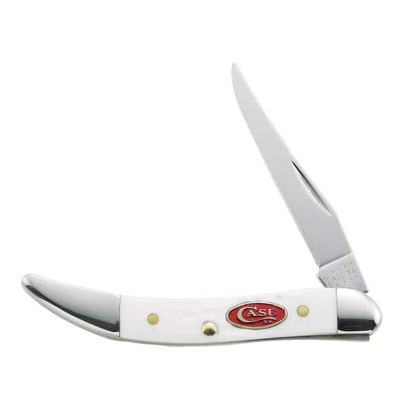 SparXX White Synthetic Standard Jig Small Texas Toothpick Pocket Knife