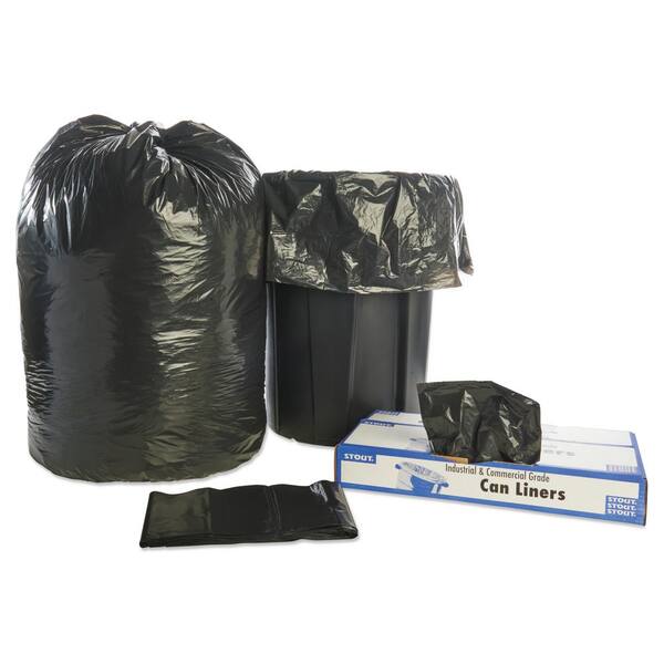 Garbage bags 100 liters (70x95), GREY, roll with 10 pcs, 32