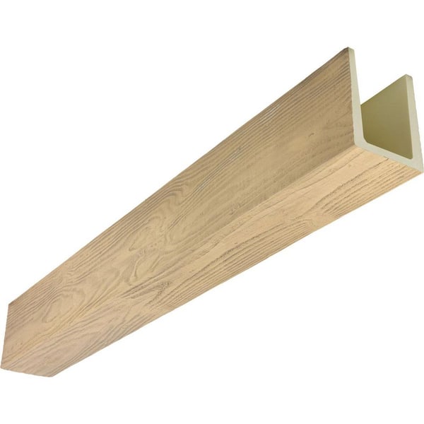 Ekena Millwork Heritage Timber 11.5 in. x 9.5 in. x 8 ft. Mena Natural White Oak Faux Wood Beam