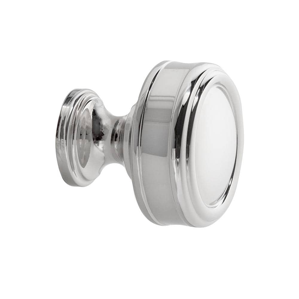 Paris 1-1/2 in. (38 mm) Traditional Polished Nickel Round Cabinet Knob price history on PriceWatchPro