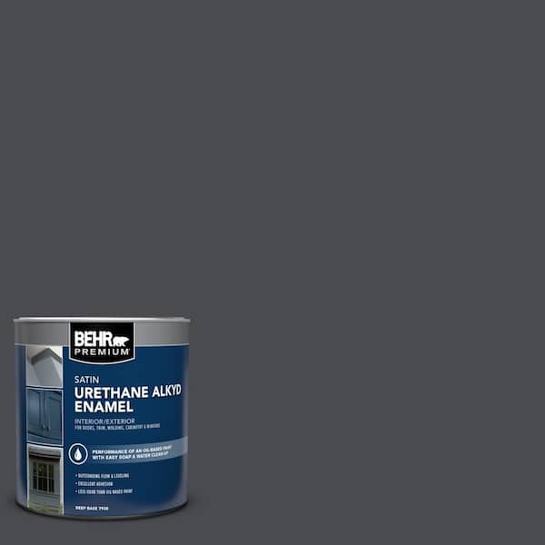 1 qt. #N500-7 Night Club Satin Enamel Urethane Alkyd Interior/Exterior Paint