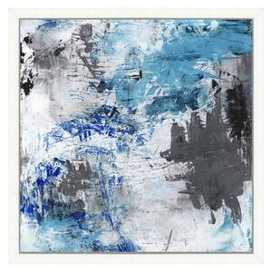 "Eclectic abstract painting II" Framed Archival Paper Wall Art (20 in. x 20 in. Full Size)