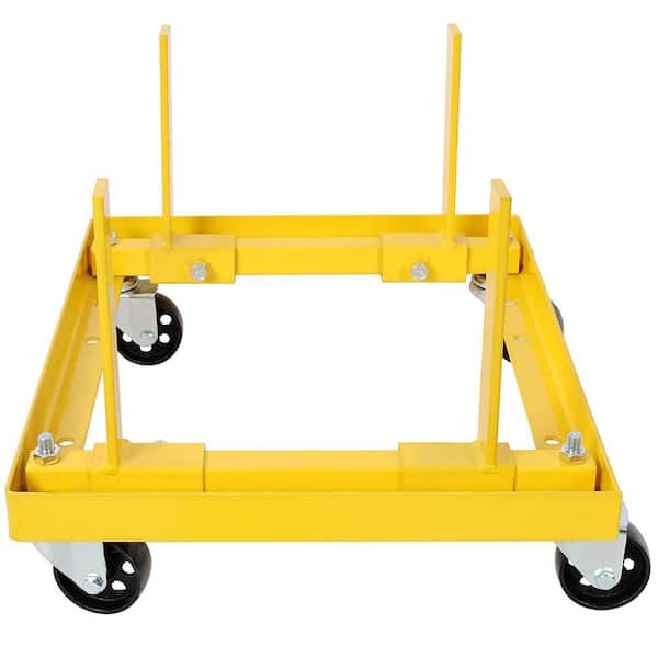 Yellow 750 lb. Rolling Engine Stand, Adjustable Width and Length