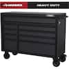 Husky Heavy-Duty 52 in. 9-Drawer Matte Black Rolling Tool Cabinet H52TR9HDV4