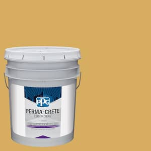 Color Seal 5 gal. PPG1106-5 Butterscotch Bliss Satin Interior/Exterior Concrete Stain