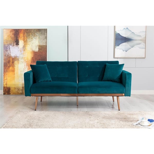 teal 2 seater sofa