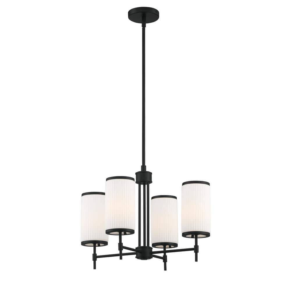 Ashbury 4-Light Black Chandelier price history on PriceWatchPro