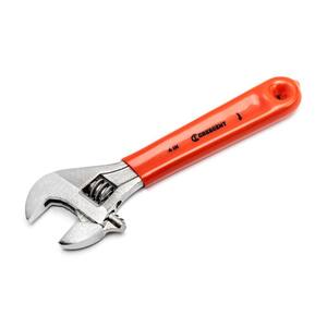 4 in. Chrome Cushion Grip Adjustable Wrench