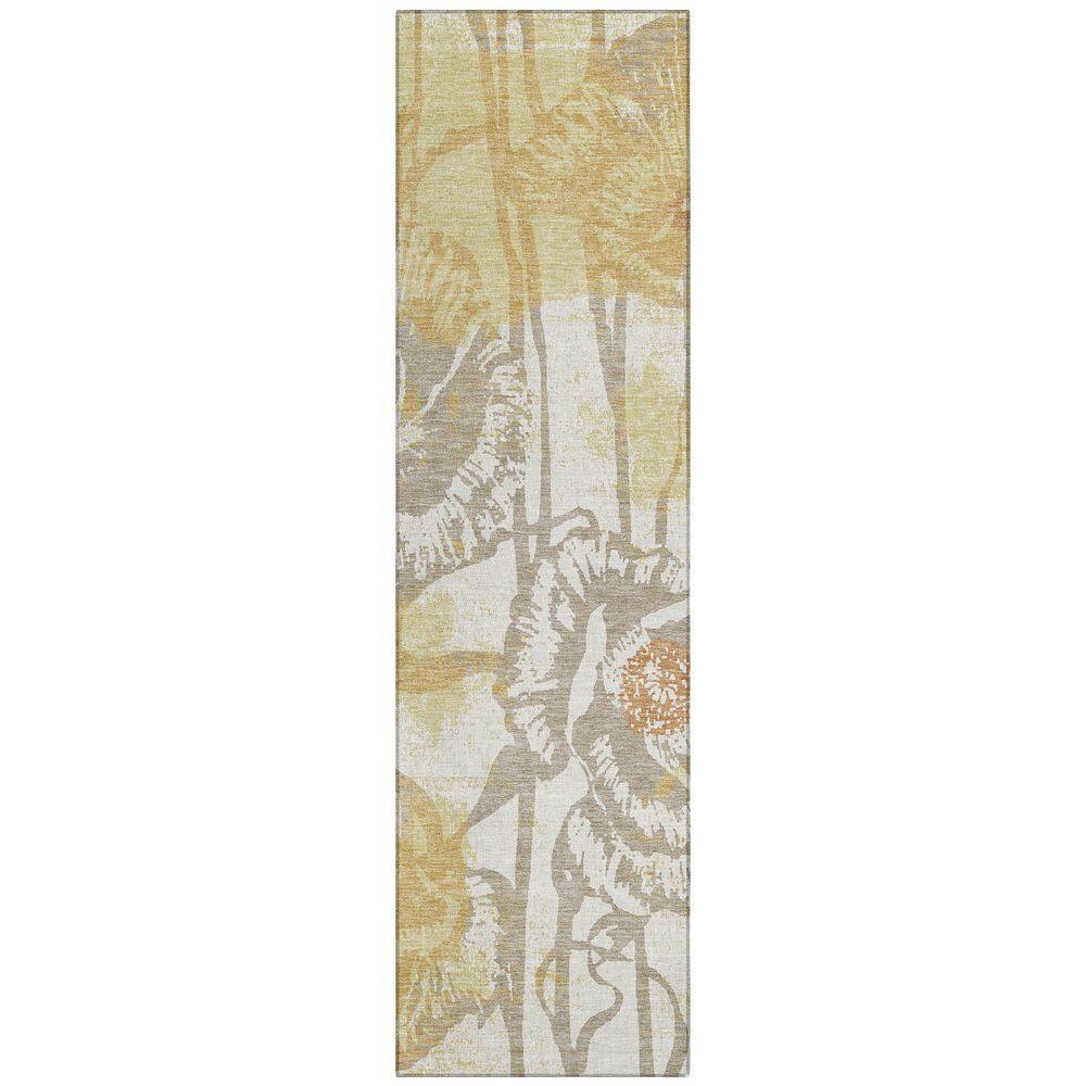 Chantille Machine Washable Indoor/Outdoor Abstract ACN2894 Wheat 2 ft. x 7 ft. Runner Rug price history on PriceWatchPro
