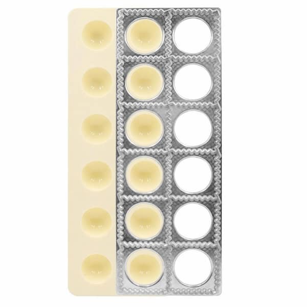 Handmade Pasta Dumpling Gnocchi Maker Set with Ravioli Cutter Mold, Cutter Wheel, Stamp and Wood Rolling Pin, 5 PCS