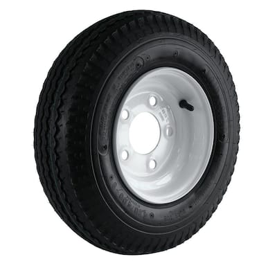 480/400-8 Load Range C 5-Hole Trailer Tire and Wheel Assembly