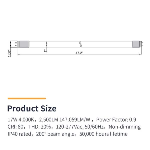 Acheter T8 LED tube fluorescent Premium Line 120cm 22W 4000K