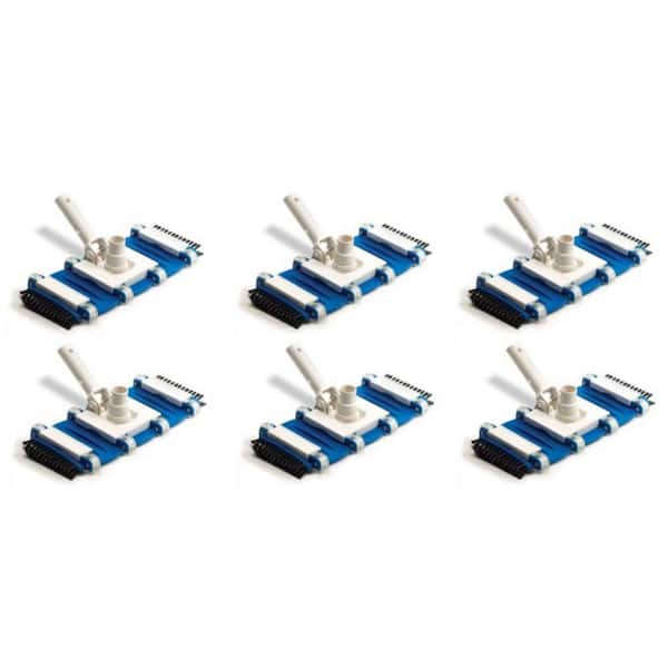 Swimline 6 Hydrotools Swimming Pool Flexible Weighted Vacuum Head with Brushes