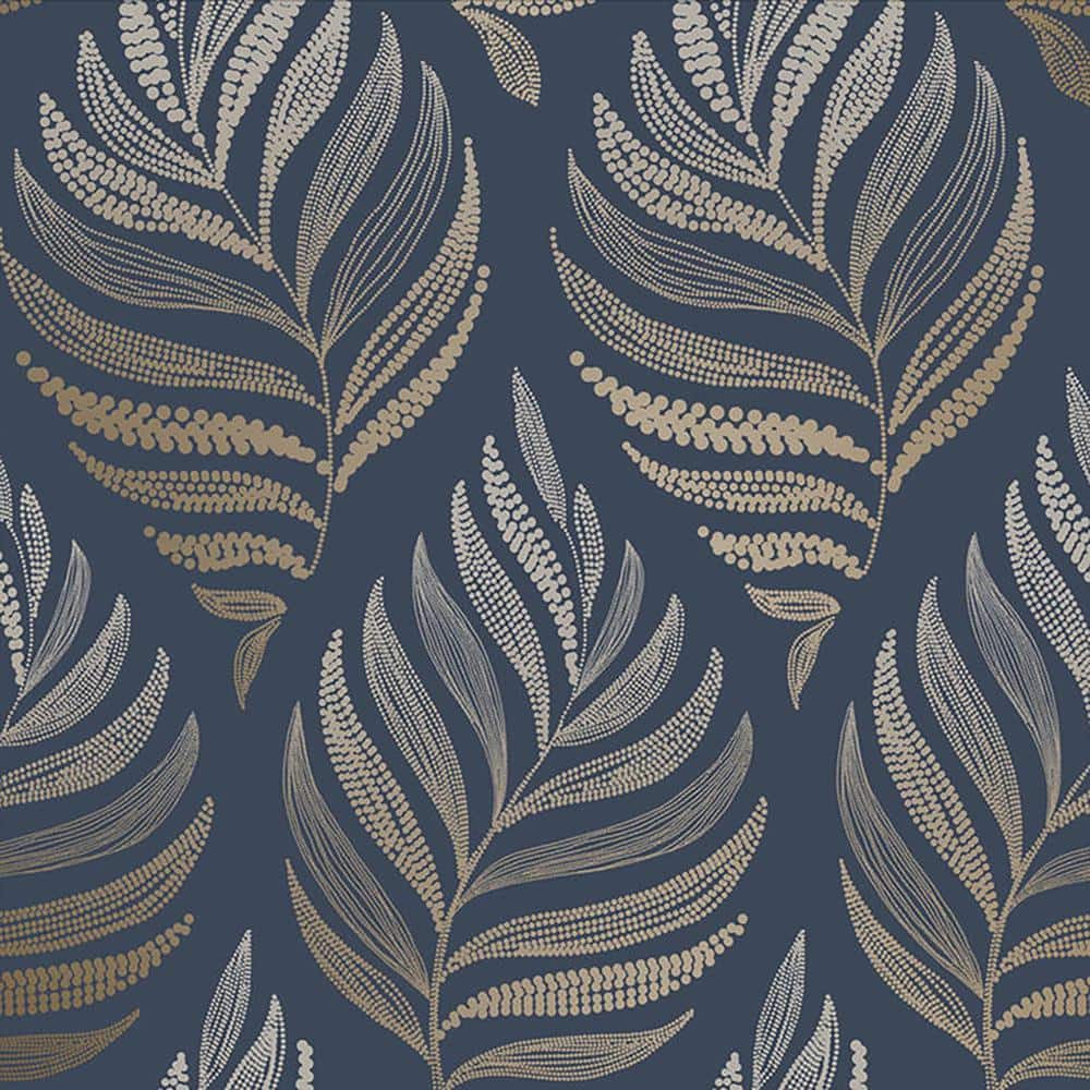 Graham & Brown Botanica Midnight Removable Wallpaper 105454 - The Home ...