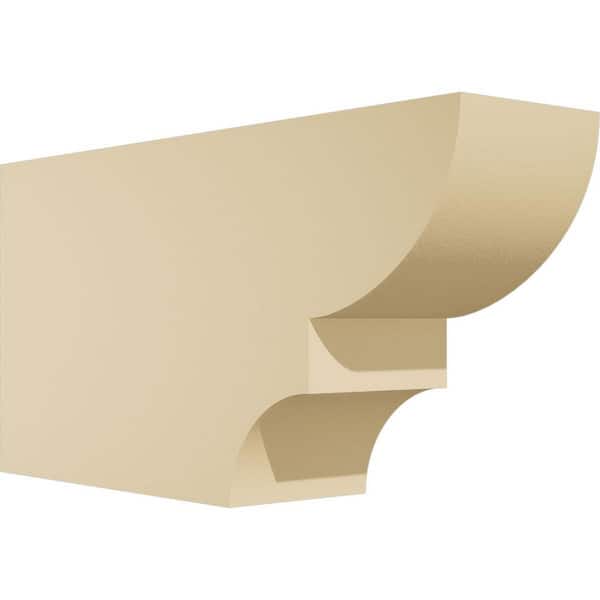 Ekena Millwork Standard Ridgewood 4 in. W x 8 in. H x 16 in. D Polyurethane Rafter Tail Outlooker