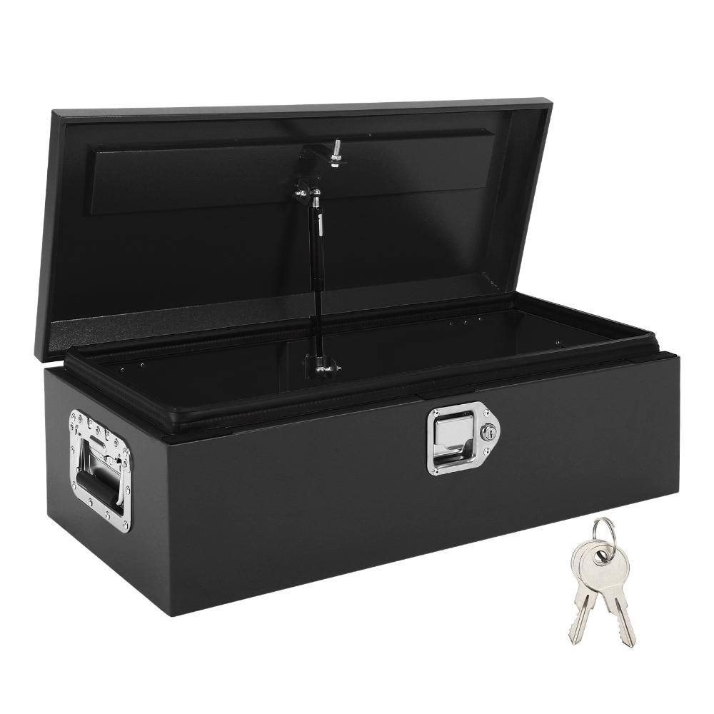 Steel Truck Bed Tool Box, Diamond Plate Tool Box with Side Handle and Lock Keys, for Truck Bed 30x13x9.6in, Black price history on PriceWatchPro